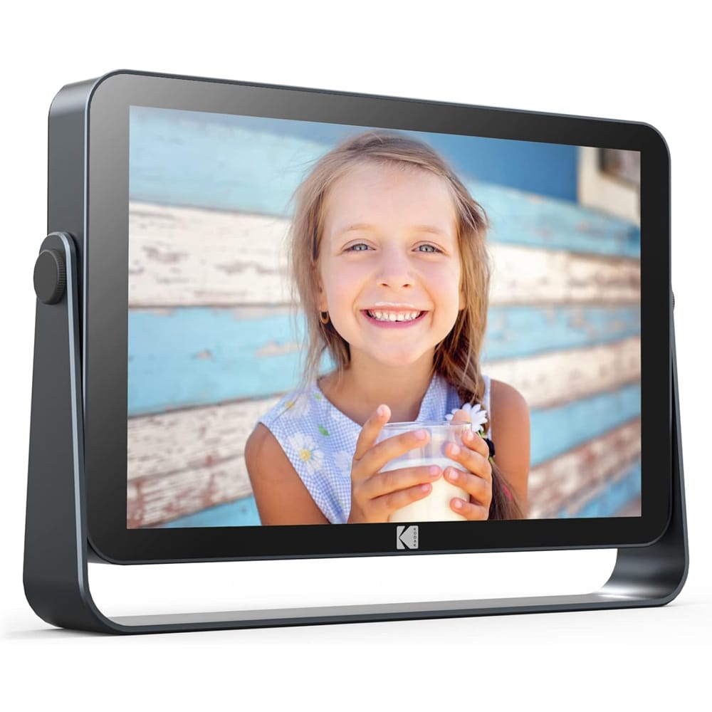 Kodak 10" Wifi Fotoram med ställ - Grå / digital fotoram / wifi bildram / elektronisk fotoram