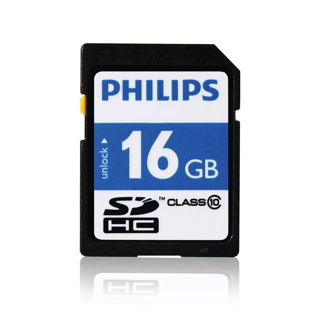 Philips 16 GB SDHC Class 10 minneskort / SDHC kort / SD minneskort för kamera & dator