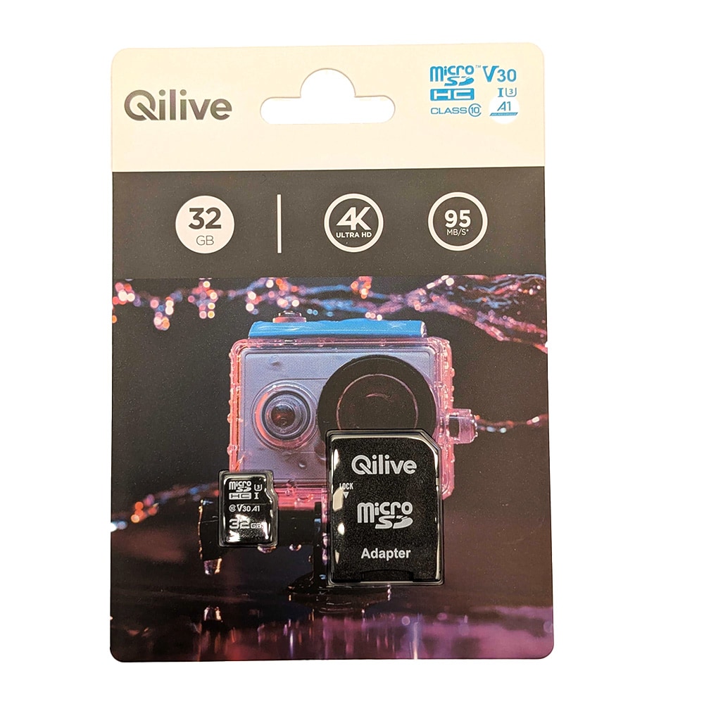 Qilive microSDHC Class 10 A1 V30 32GB
