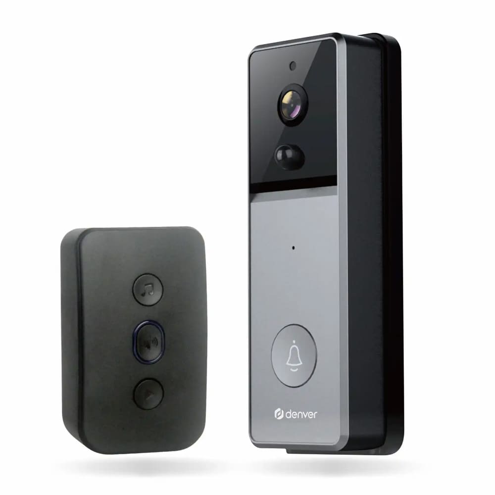 Denver smart videodörrklocka / WiFi videodörrklocka med kamera / smart dörrklocka med rörelsedetektor