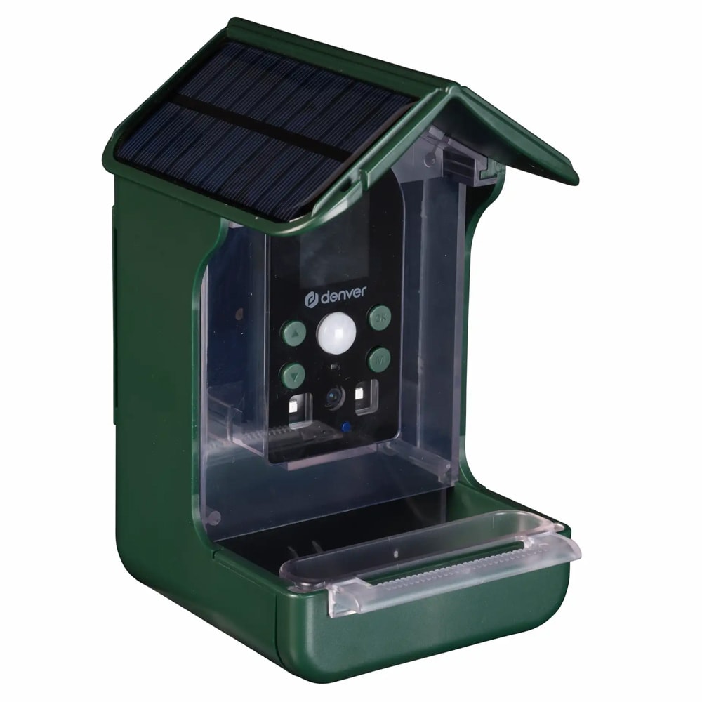 Denver fågelmatare med kamera / fågelmatare med kamera och solcell / fågelkamera med rörelsedetektor