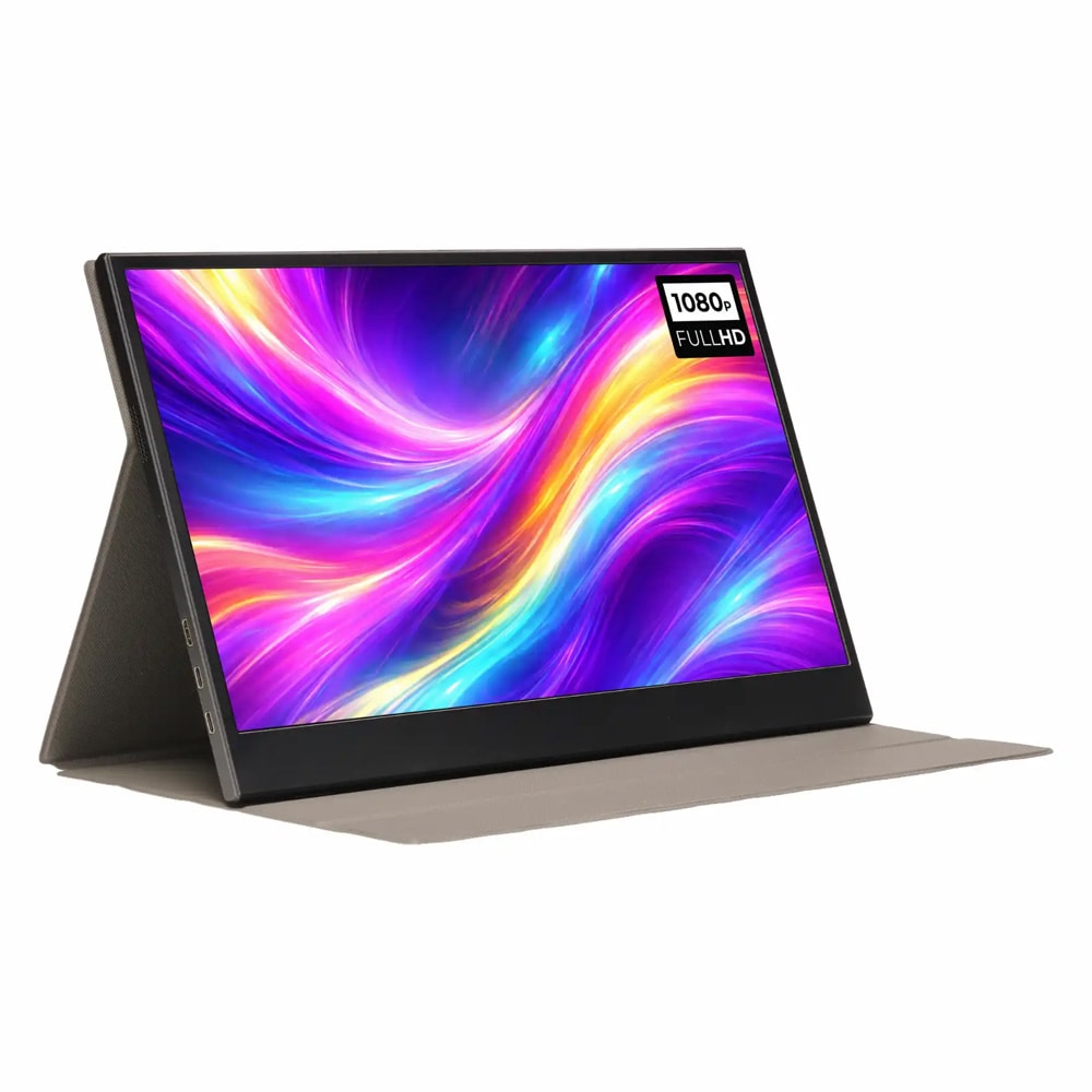 Denver portabel 15,6" skärm / portabel monitor Full HD IPS / bärbar extern skärm USB-C och HDMI