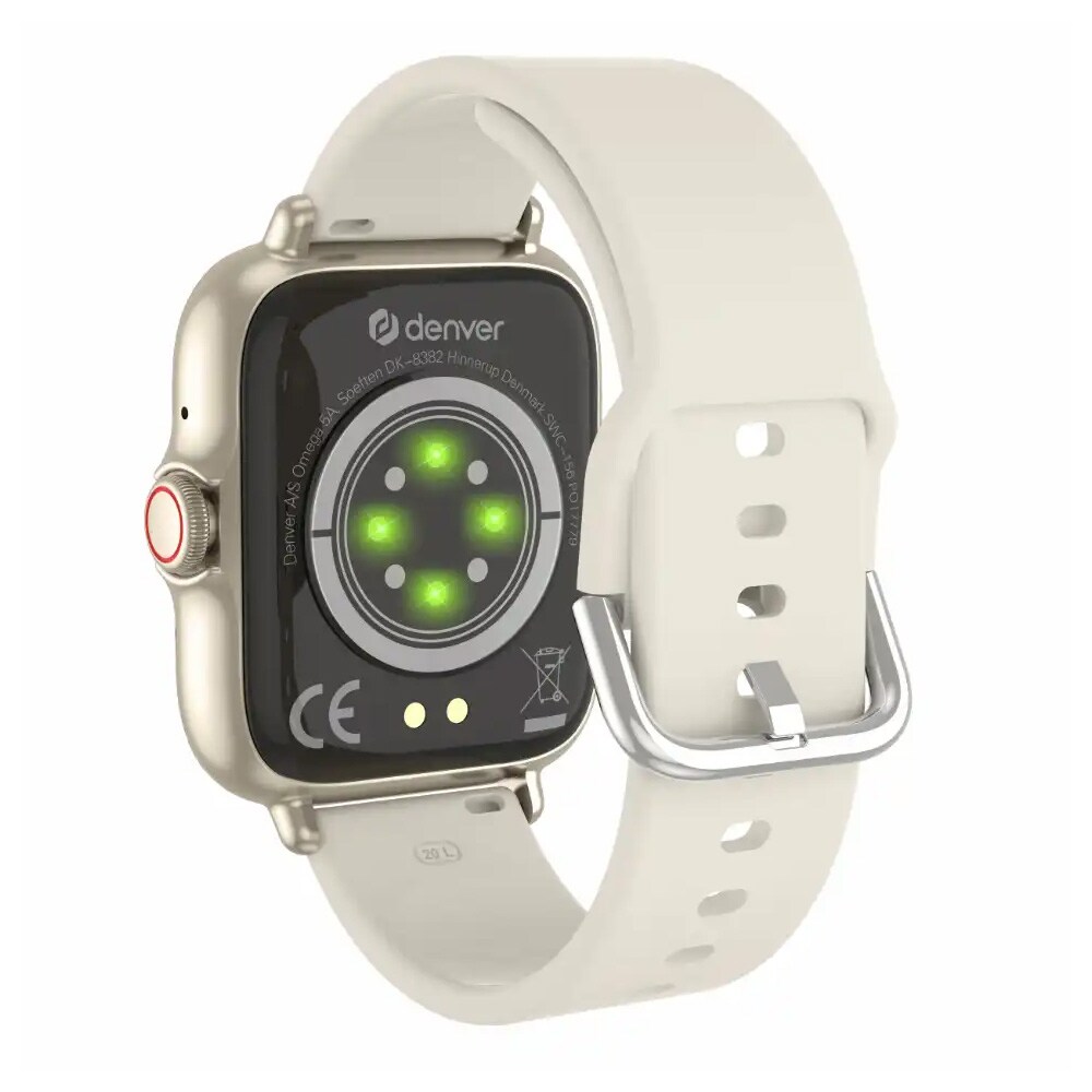 Denver smartklocka med Bluetooth-samtal / smartwatch med pulsmätare / aktivitetsklocka med notiser