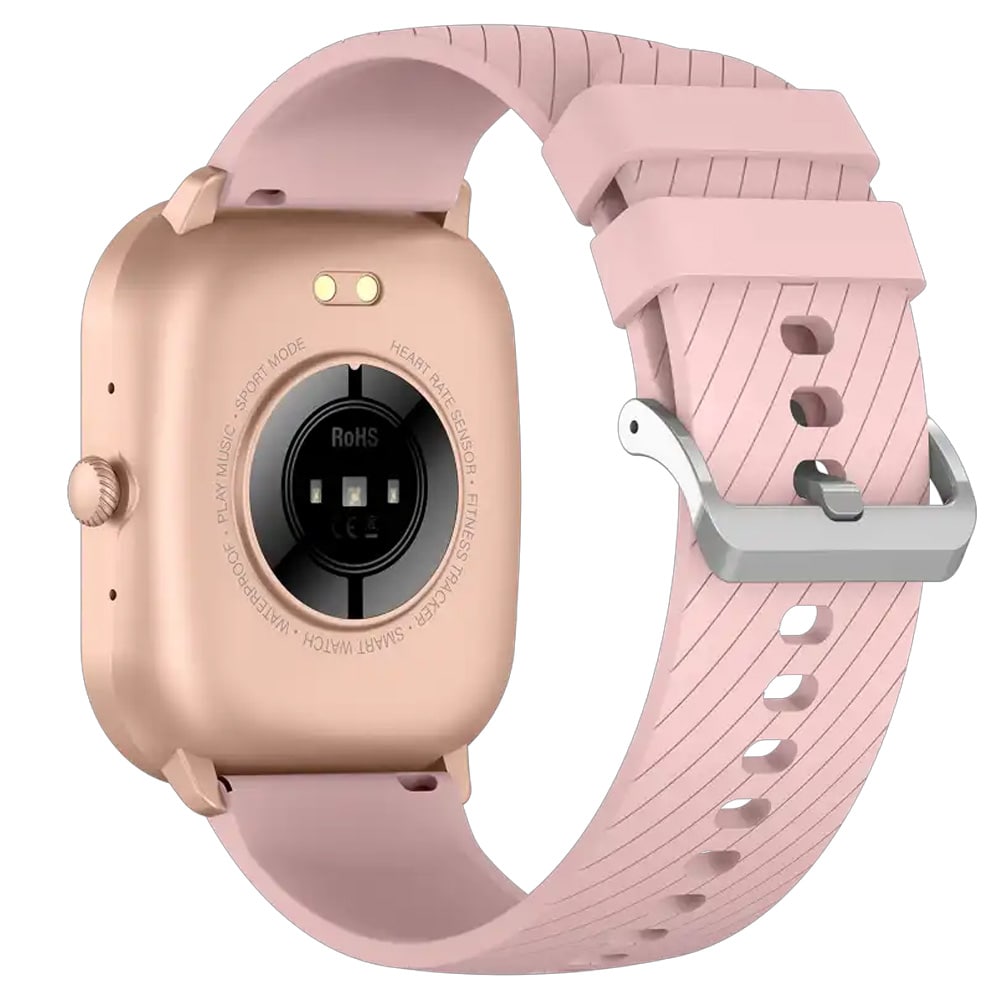 Denver smartwatch med AMOLED-skärm / Bluetooth smartklocka med hälsosensorer - Rosa