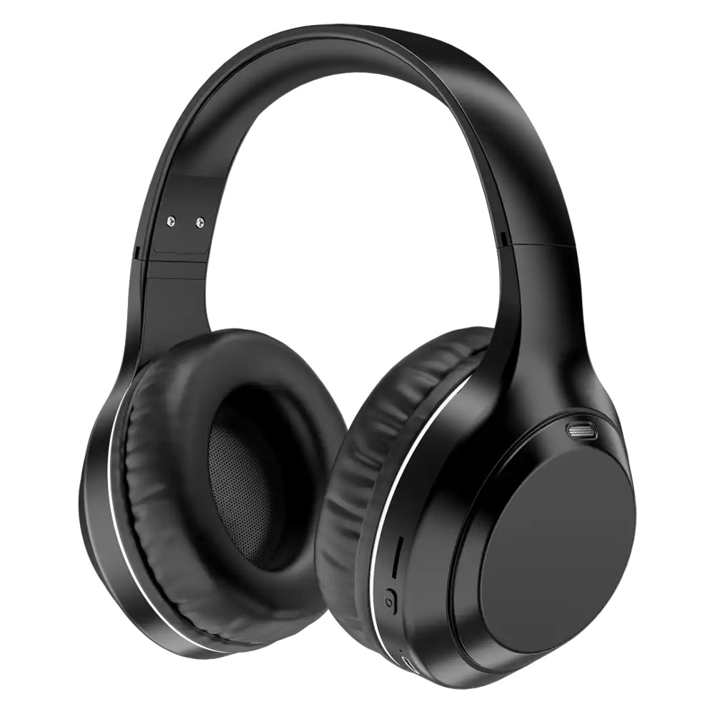 Denver Bluetooth headset med ANC / trådlösa hörlurar med aktiv brusreducering- Svart