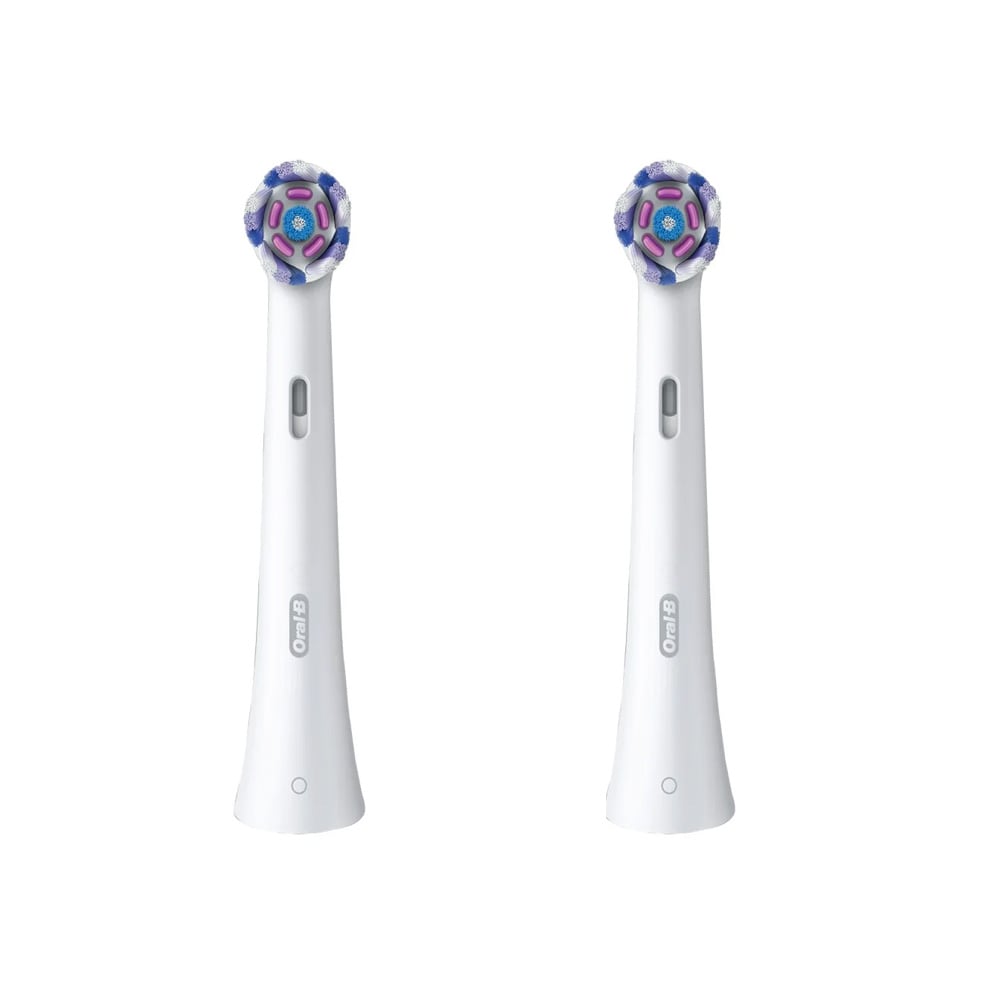 Oral-B iO Gentle Care Tandborsthuvud 2-pack / ersättningsborsthuvud för Oral-B iO / tandborsthuvud för känsligt tandkött