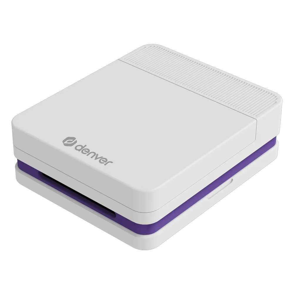 Denver mobil bläckstråleskrivare / bärbar fotoskrivare Bluetooth 5.2 / färgskrivare 600 dpi / smartphone utskrift