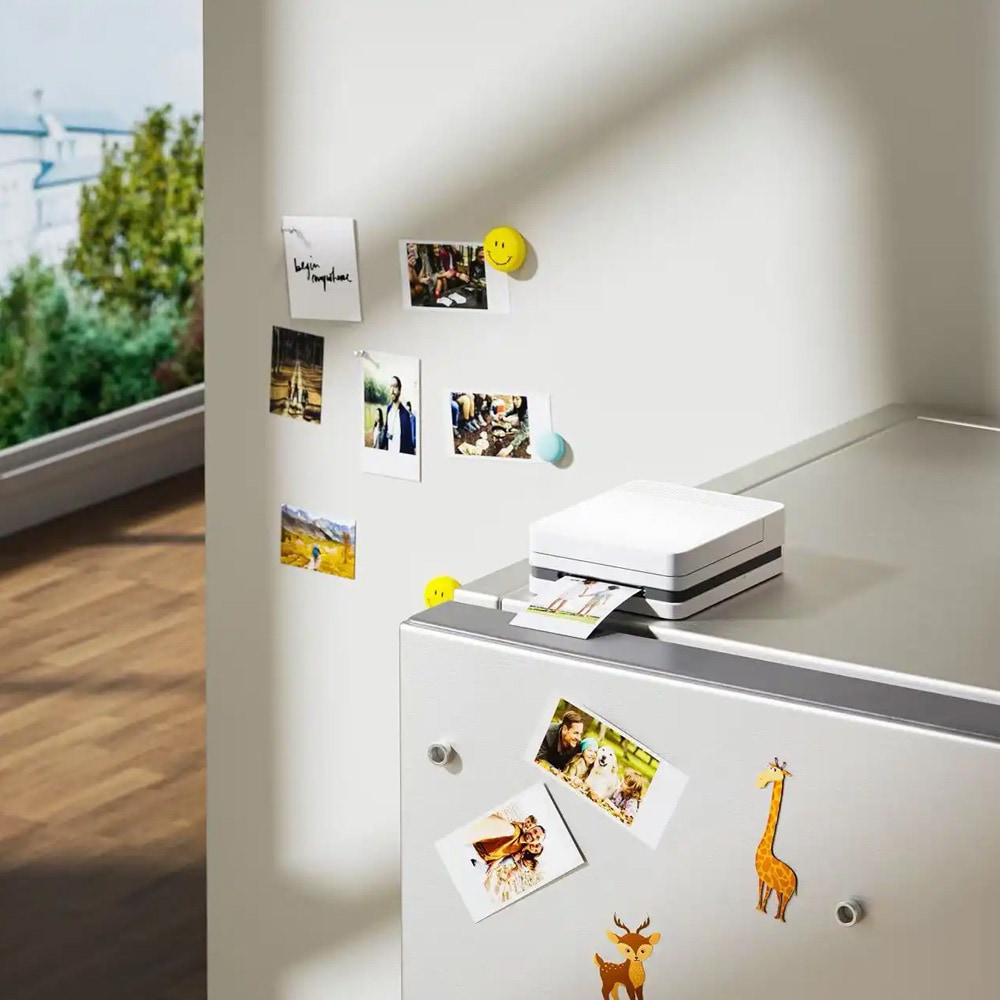 Denver mobil bläckstråleskrivare / bärbar fotoskrivare Bluetooth 5.2 / färgskrivare 600 dpi / smartphone utskrift