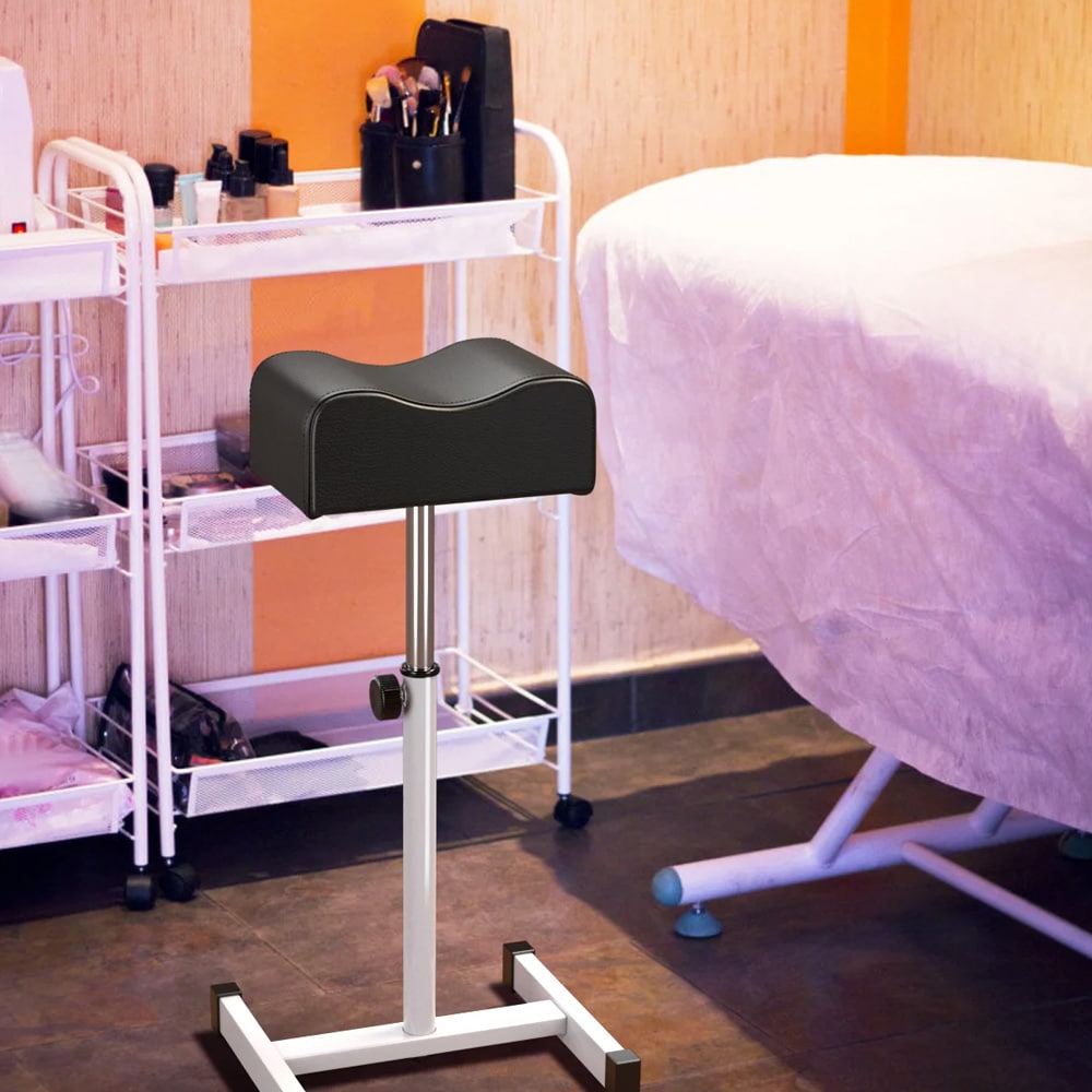 Höjdjusterbart pedikyrstöd för fotbehandling / fotvård – fotstöd för salong, spa och klinik