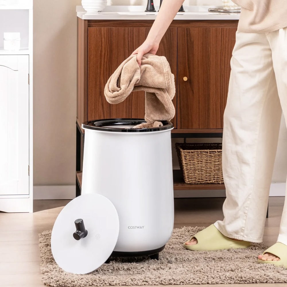 Elektrisk Handduksvärmare 20L / towel warmer med 3 värmelägen och timer – svart