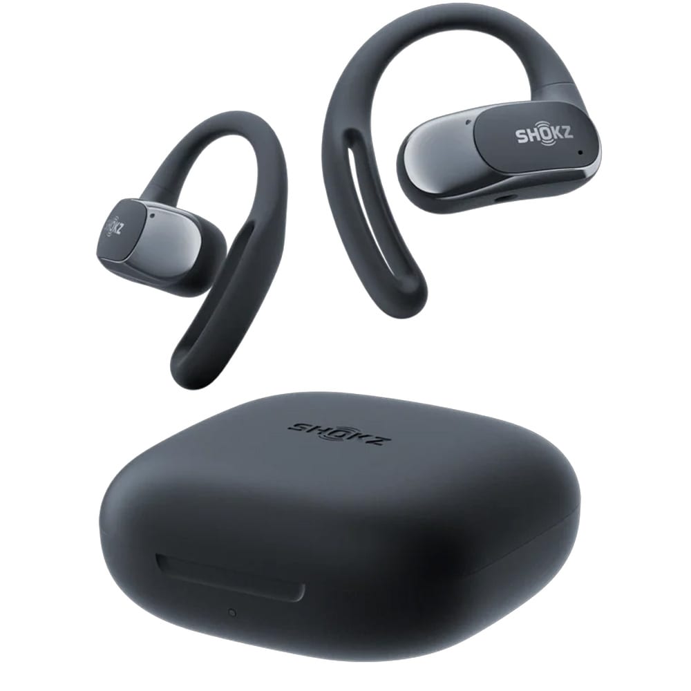 Shokz OpenFit Air trådlösa open-ear-hörlurar – sporthörlurar med Bluetooth / hörlurar