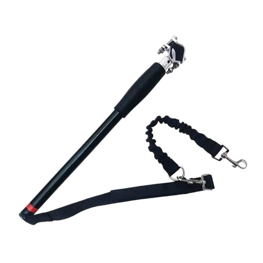 Cykelkoppel med distans för hund / handsfree-koppel / flexibel cyckellina / cykelfäste för hund