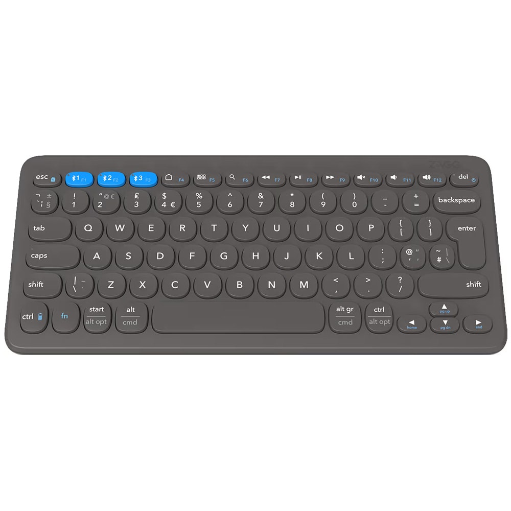 Zagg Pro Keyboard 12 trådlöst tangentbord / Bluetooth tangentbord / nordiskt QWERTY tangentbord