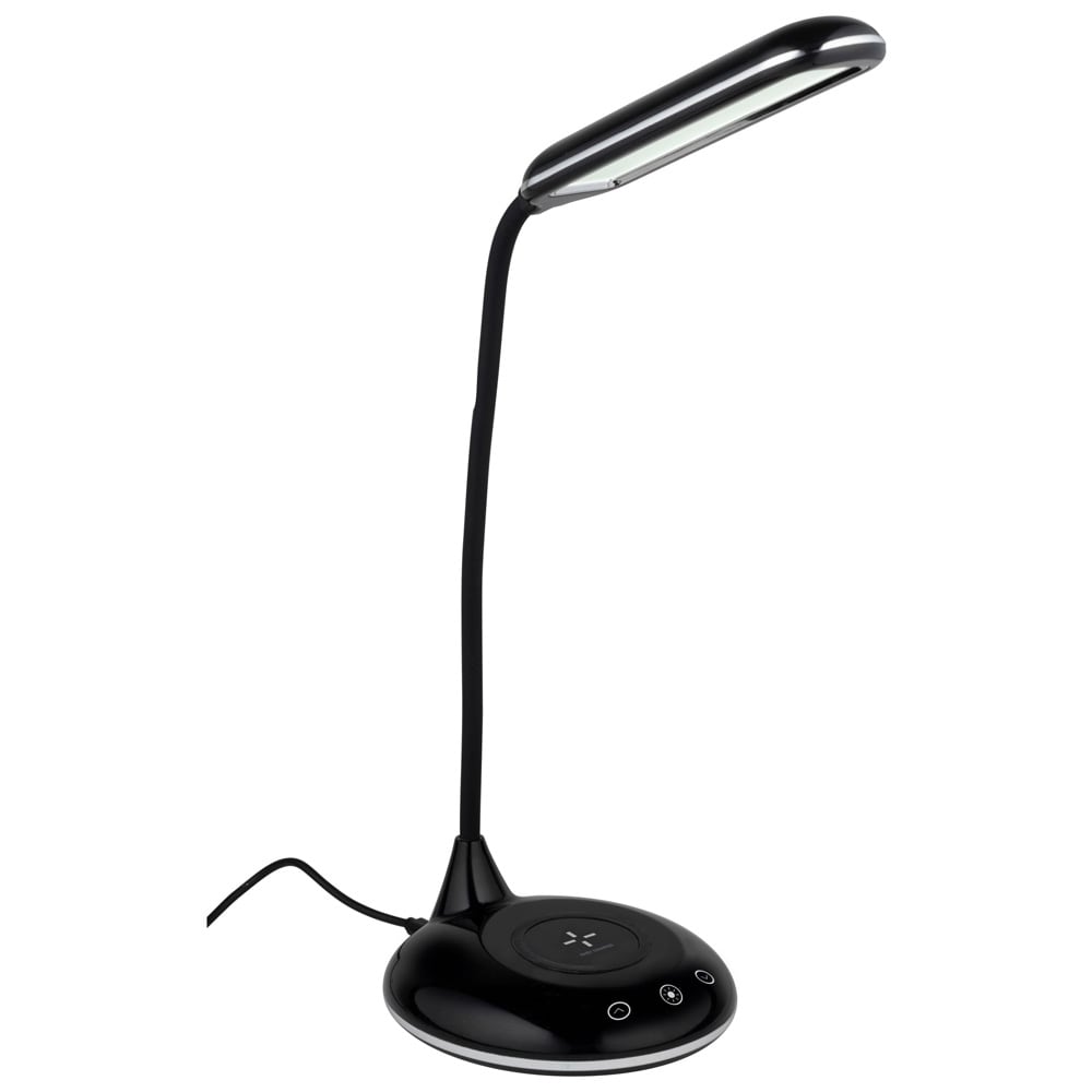 LED bordslampa 10W med trådlös laddning / skrivbordslampa / dimbar lampa med touchkontroll