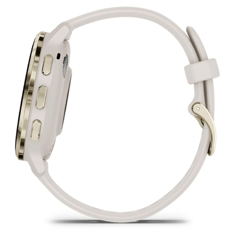 Garmin Venu 3S Smartwatch 41 mm Ivory – träningsklocka / sportklocka / pulsklocka med pekskärm