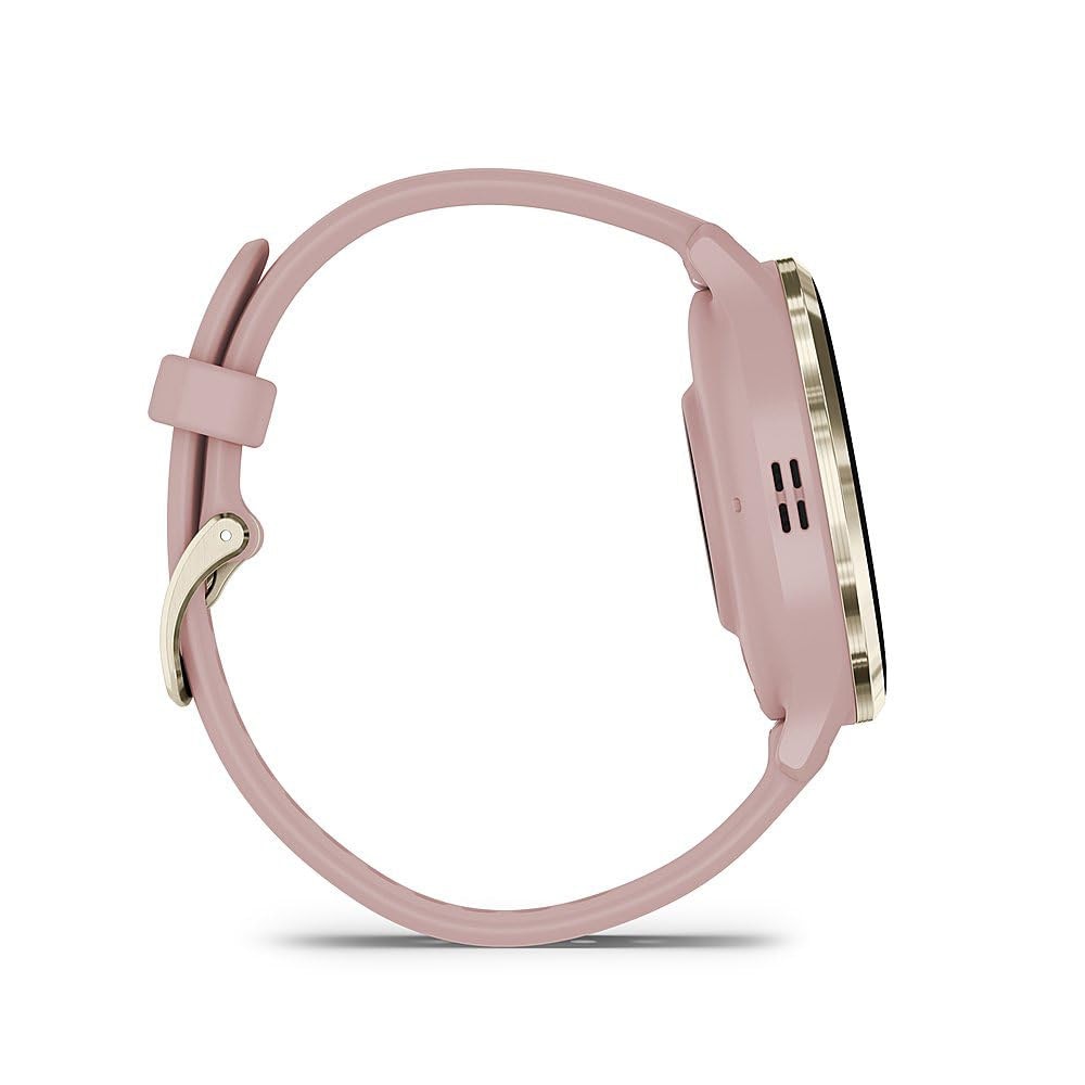 Garmin Venu 3S Smartwatch 41 mm puderrosa – träningsklocka / sportklocka / pulsklocka med pekskärm