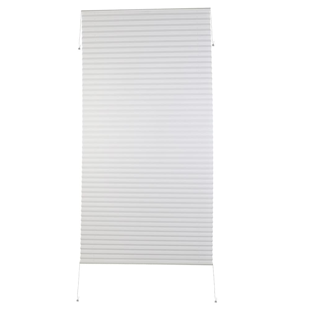 Plisségardin 50 x 120 cm / veckgardin / top down bottom up-gardin / insynsskydd - vit
