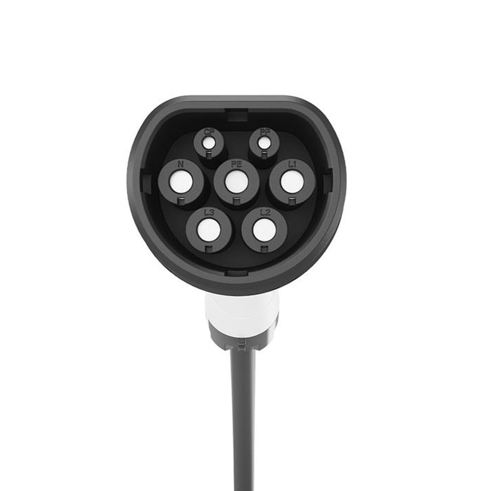 EV Latauskaapeli Schuko → Type 2, 10 m – Säädettävä 6–16A, 3,7 kW, LCD-näyttö, IP65