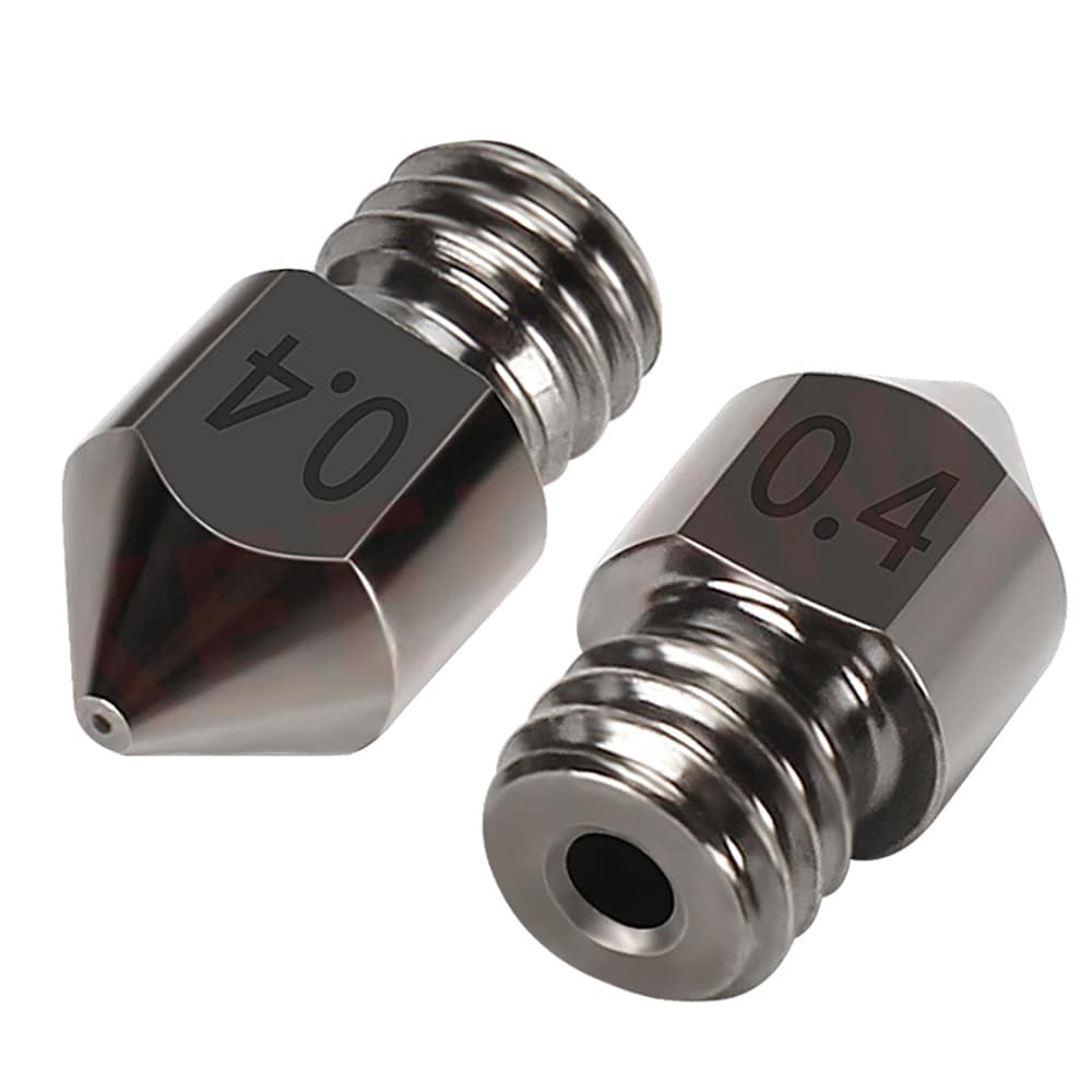 Munstycke i härdat stål Makerbot MK8 1.75 mm / 3D-skrivarmunstycke set 0.2–1.0 mm / slitstarkt nozzle 5-pack
