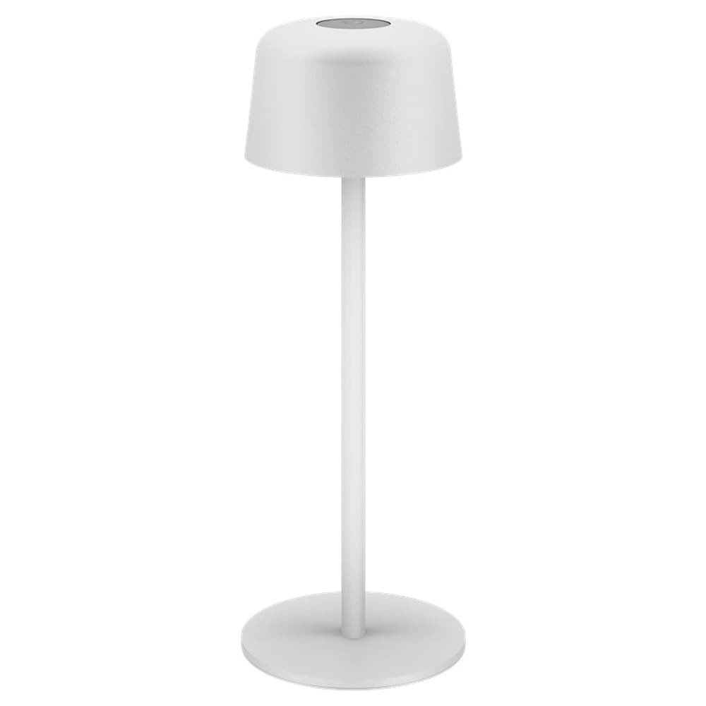 Trådlös LED bordslampa 25 cm / touchkontroll / dimbar / 150 lm / 3000 K / uppladdningsbar / IP44 - Vit