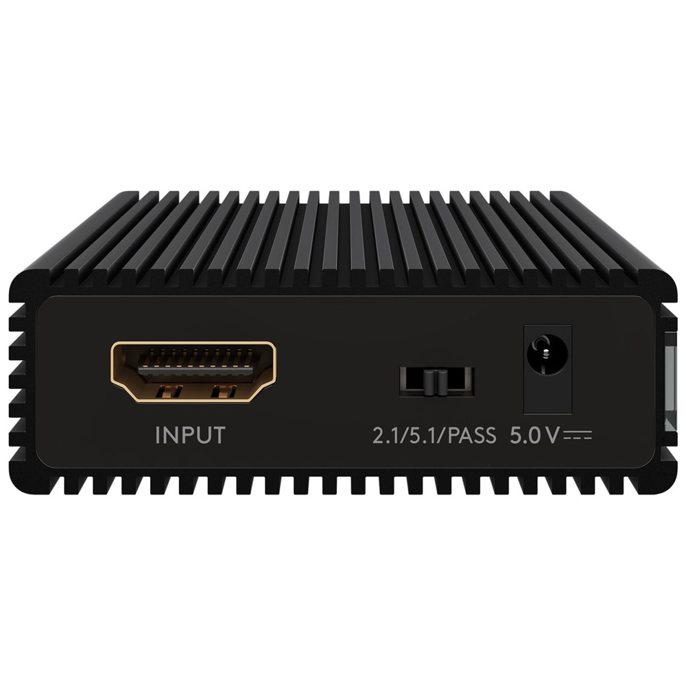 Goobay HDMI-Audio Extraktor 4K@30Hz / HDMI ljudsplitter / HDMI till analog ljudomvandlare