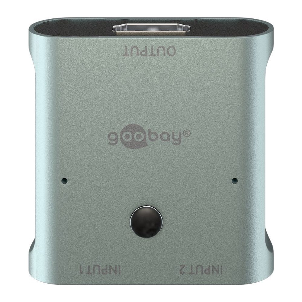 Goobay HDMI-Switch 2 till 1 / HDMI växel 2 in 1 out / HDMI switcher / HDMI omkopplare