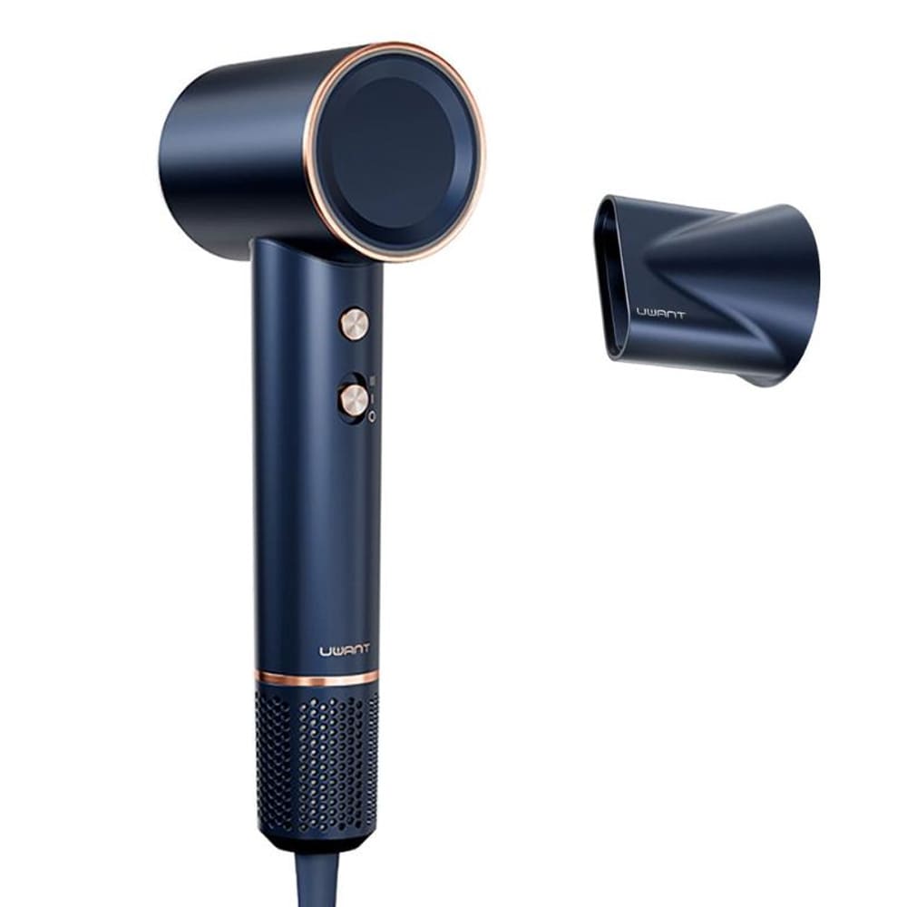 Uwant H100 hårfön - Blå / hårtork / hair dryer / ionisk hårfön