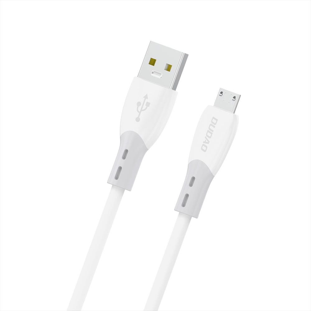 Dudao USB-Kabel USB till microUSB 3A 1m - Vit