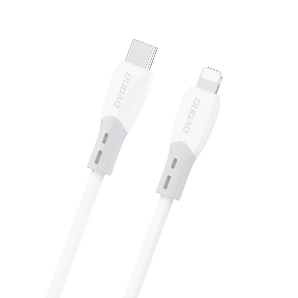 Dudao USB-Kabel 30W USB-C till Lightning 1m - Vit