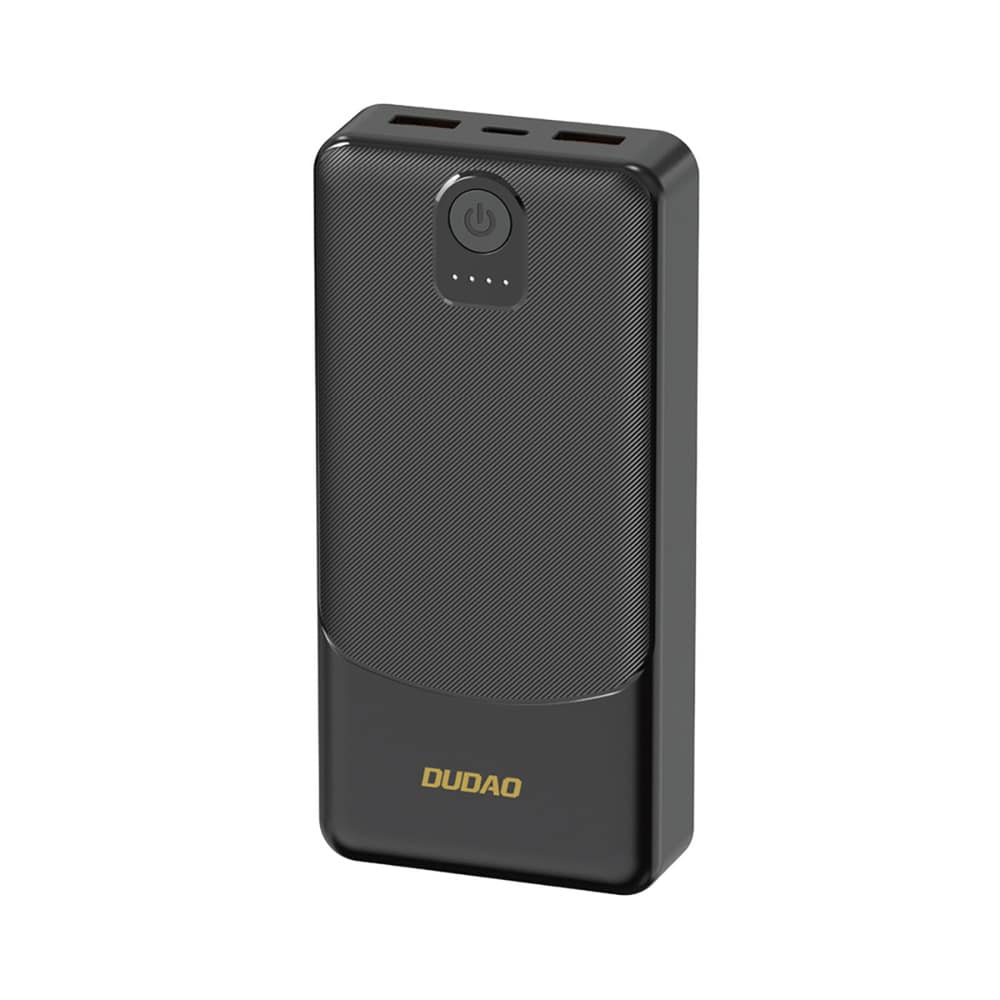 Dudao Powerbank 2,4A 20000mAh med 2xUSB - Svart