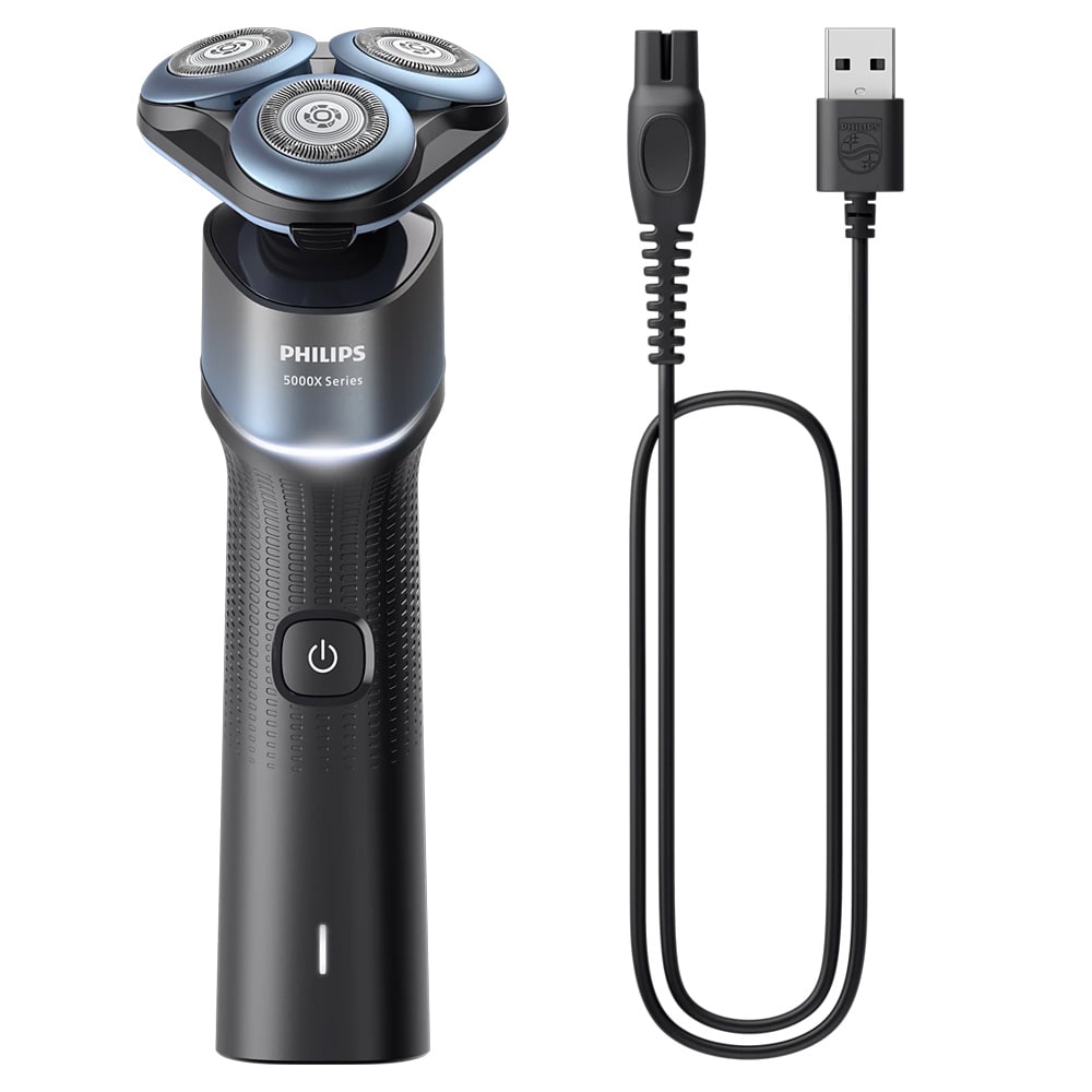 Philips 5000X X5006/00 rakapparat / roterande rakhuvuden / Wet & Dry-rakning / trimmer och snabbladdning