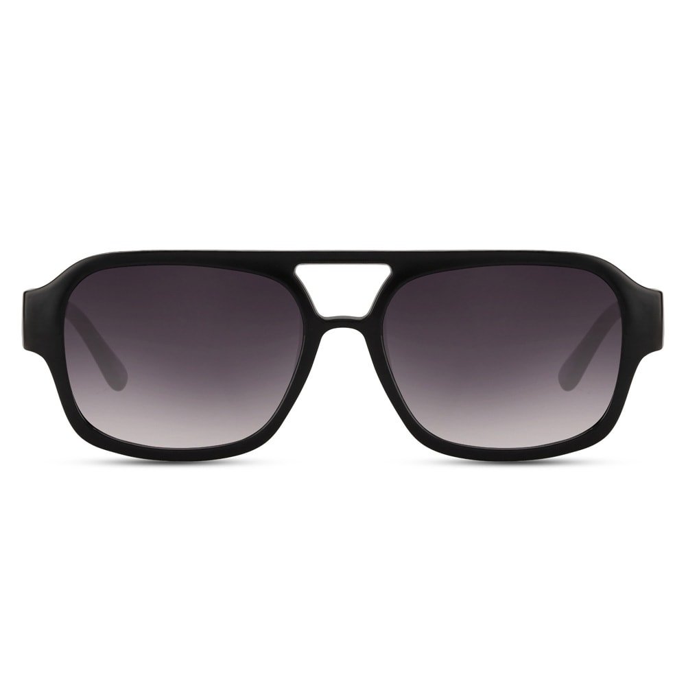 Svarta solglasögon med mörk lins / solglasögon UV-skydd / unisex solglasögon / solglasögon med plastlinser
