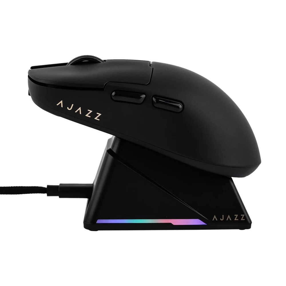 Ajazz AJ159 trådlös gaming mus / gamingmus trådlös / bluetooth gaming mus / ultralätt gaming mus - Svart