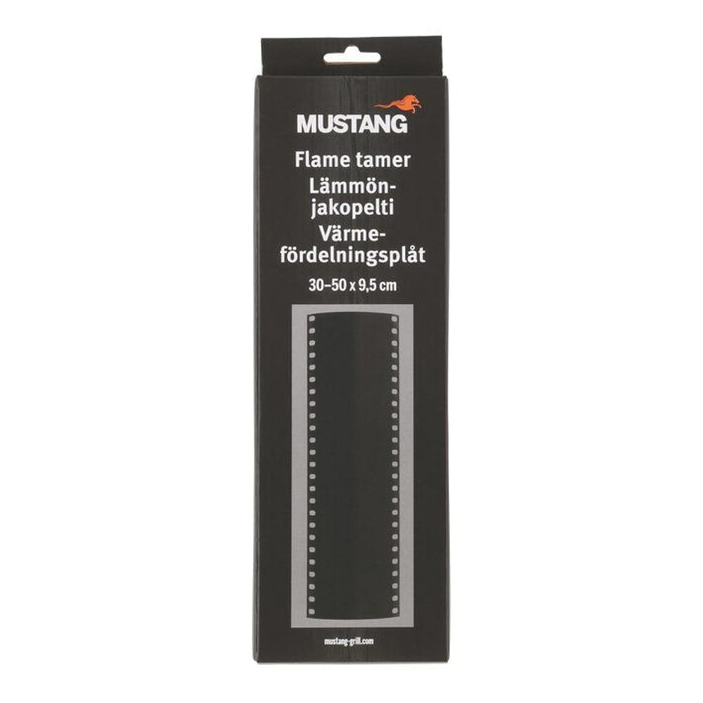 Mustang flamtämjare - universal / flametamer för gasolgrill / värmefördelare grill / justerbar flamtämjare