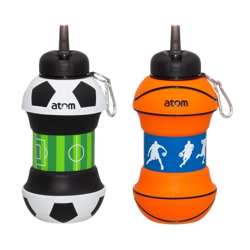 Hopfällbar dricksflaska 1L / vikbar vattenflaska / flexibel vattenflaska / sportflaska silikon