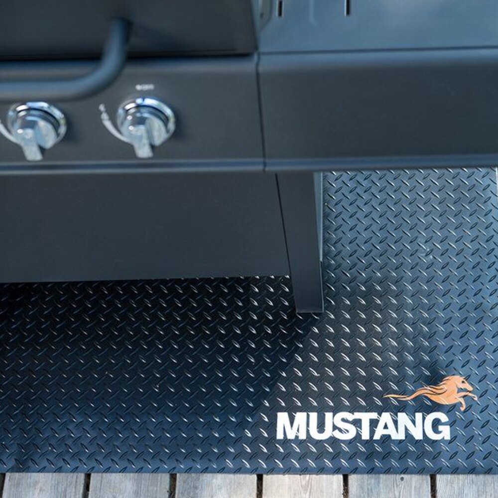 Mustang grillmatta 100x150 cm / grillmatta altan / skyddsmatta grill / underlag grill