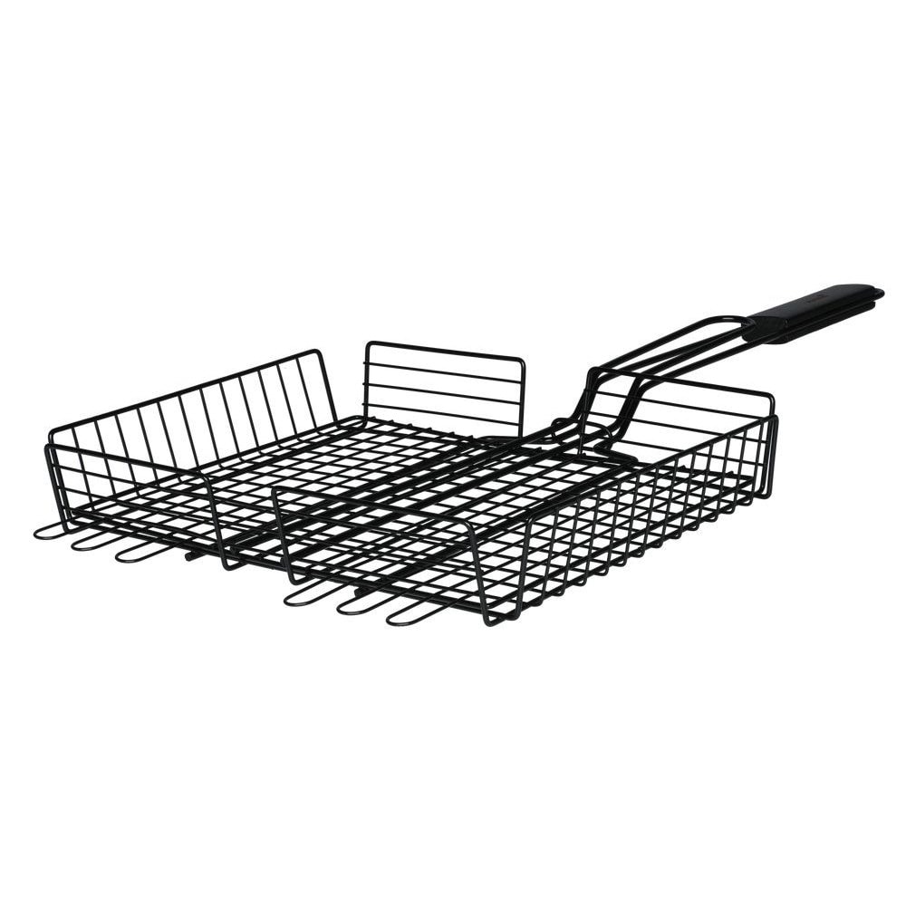 Mustang grillkorg 25 x 32 cm / grillkorg i rostfritt stål / grillkorg för grönsaker