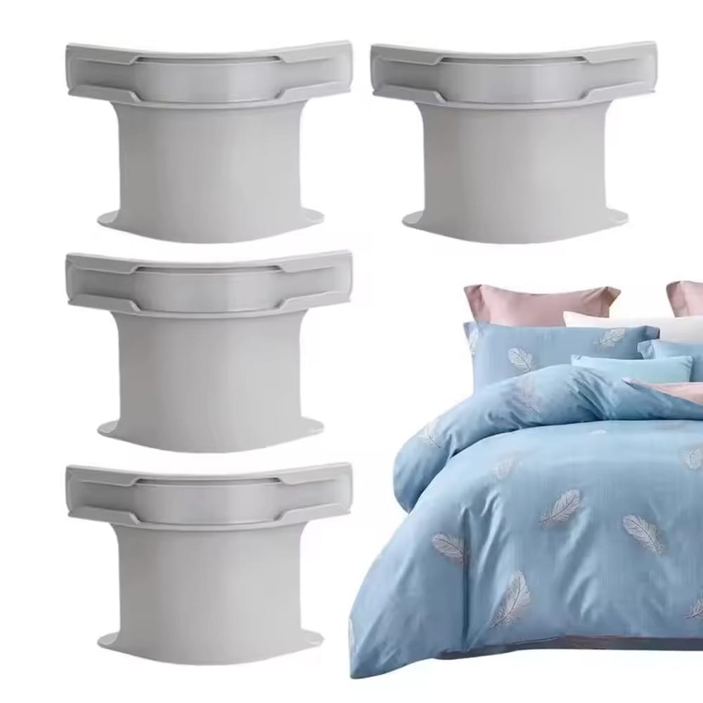 Lakansträckare 4-pack / lakansclips / lakanhållare / sängklämmor för lakan