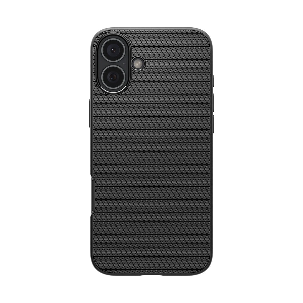 Spigen Liquid Air Bakskal till iPhone 16 - Svart