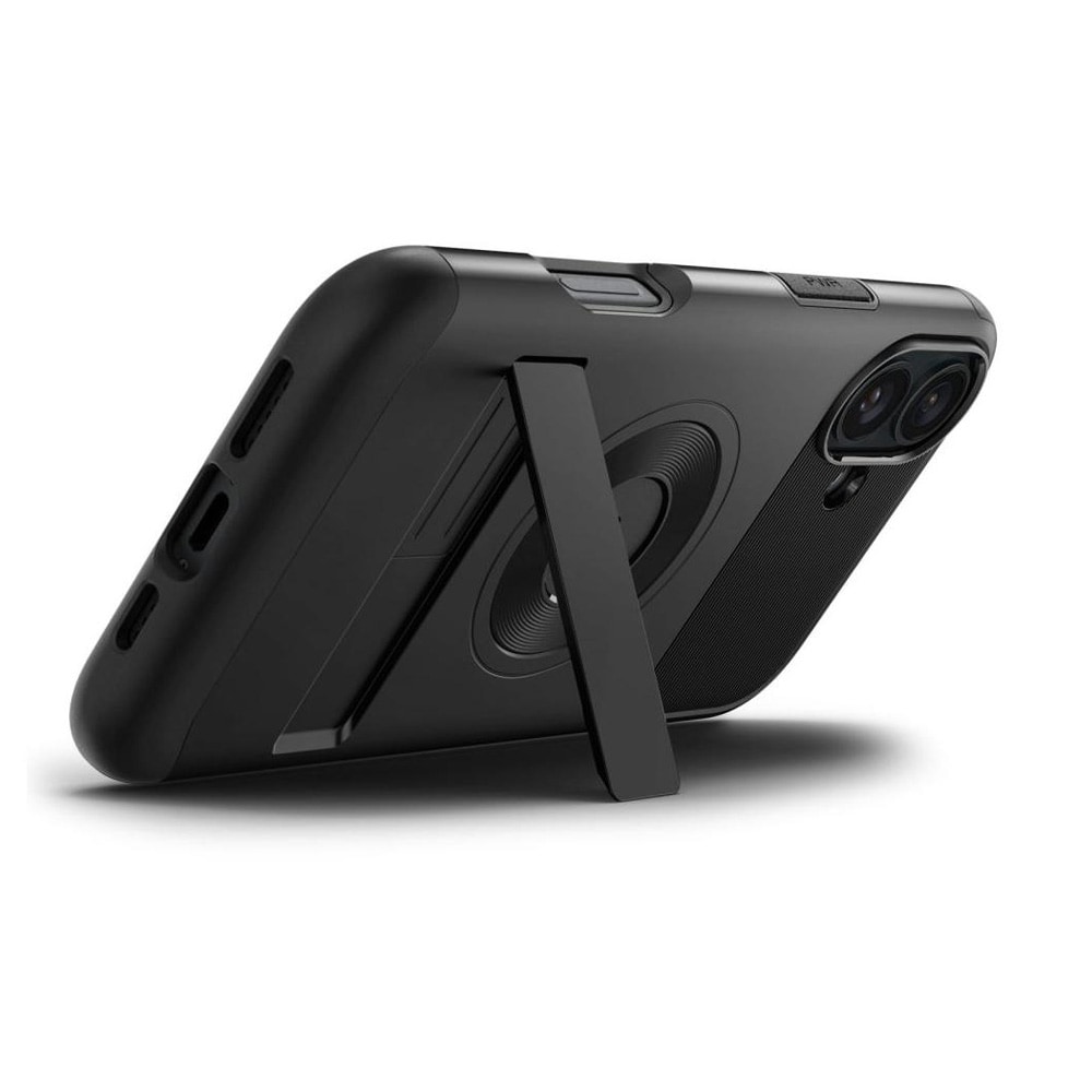 Spigen Slim Armor Mag Fit Backshell for iPhone 16 - Svart