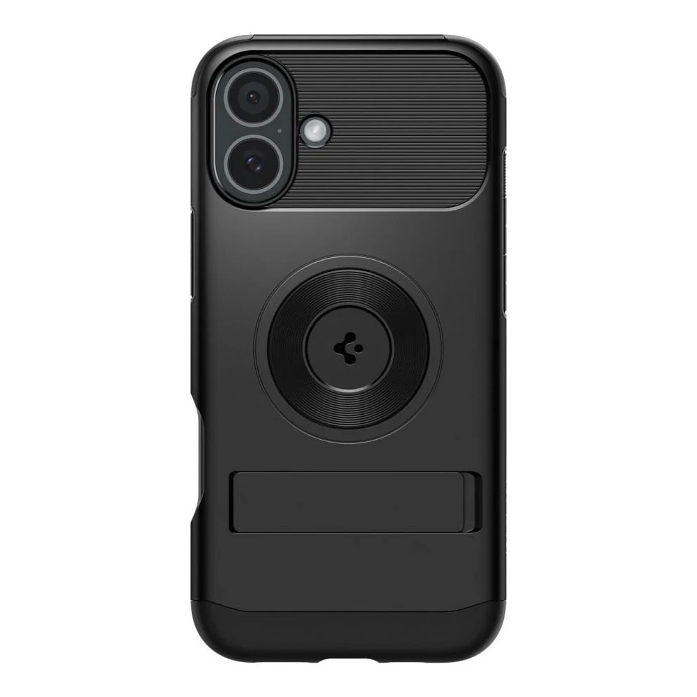 Spigen Slim Armor Mag Fit Bakskal till iPhone 16 - Svart
