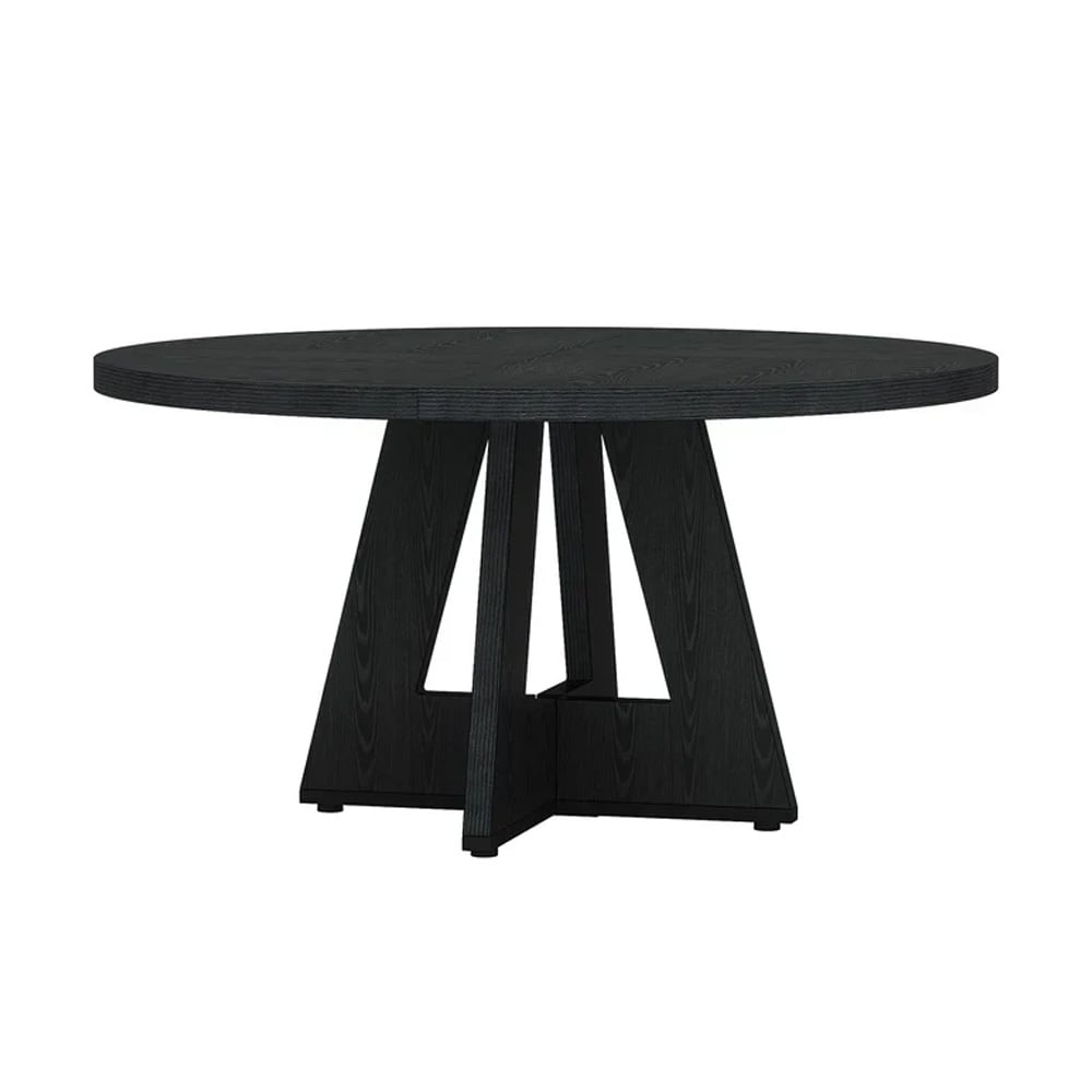 Runt matsalsbord i trä 120cm - Brun / matbord runt / köksbord / dining table