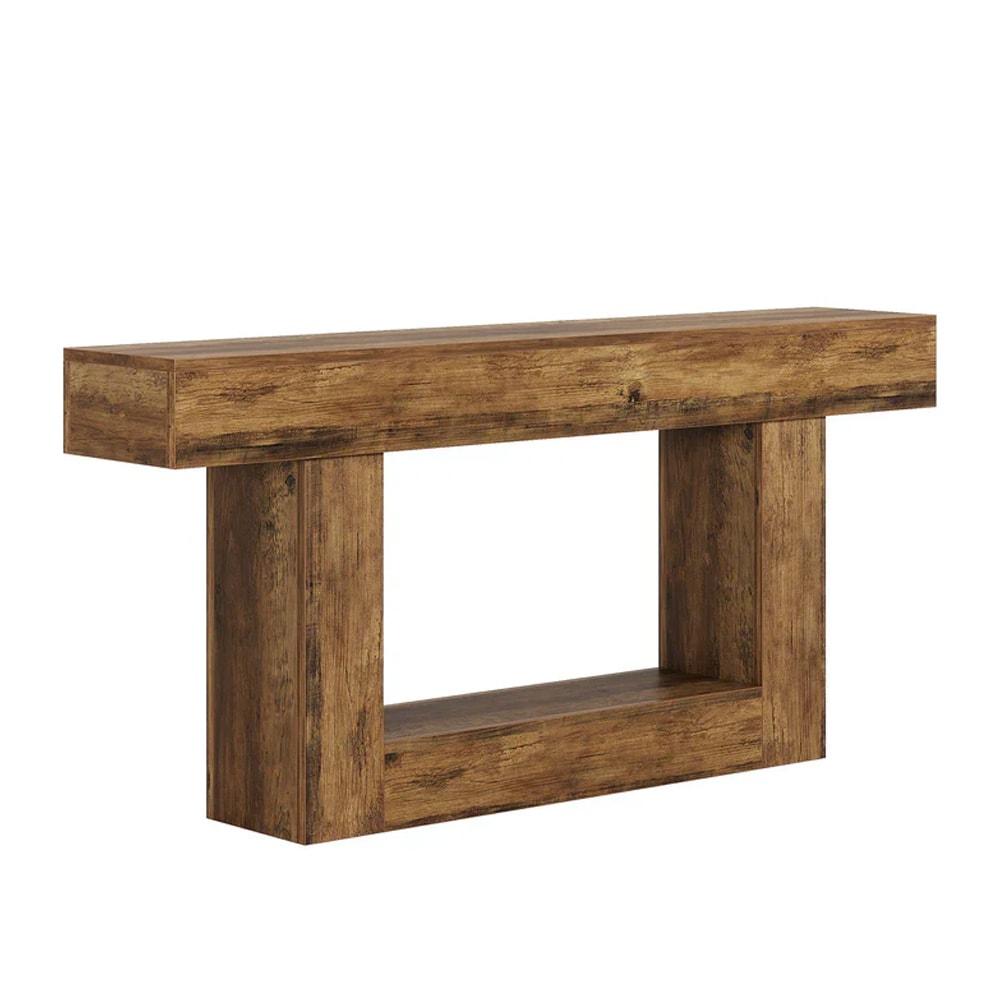 Konsolbord i trä 160cm - Brun / hallbord / avlastningsbord / sidobord