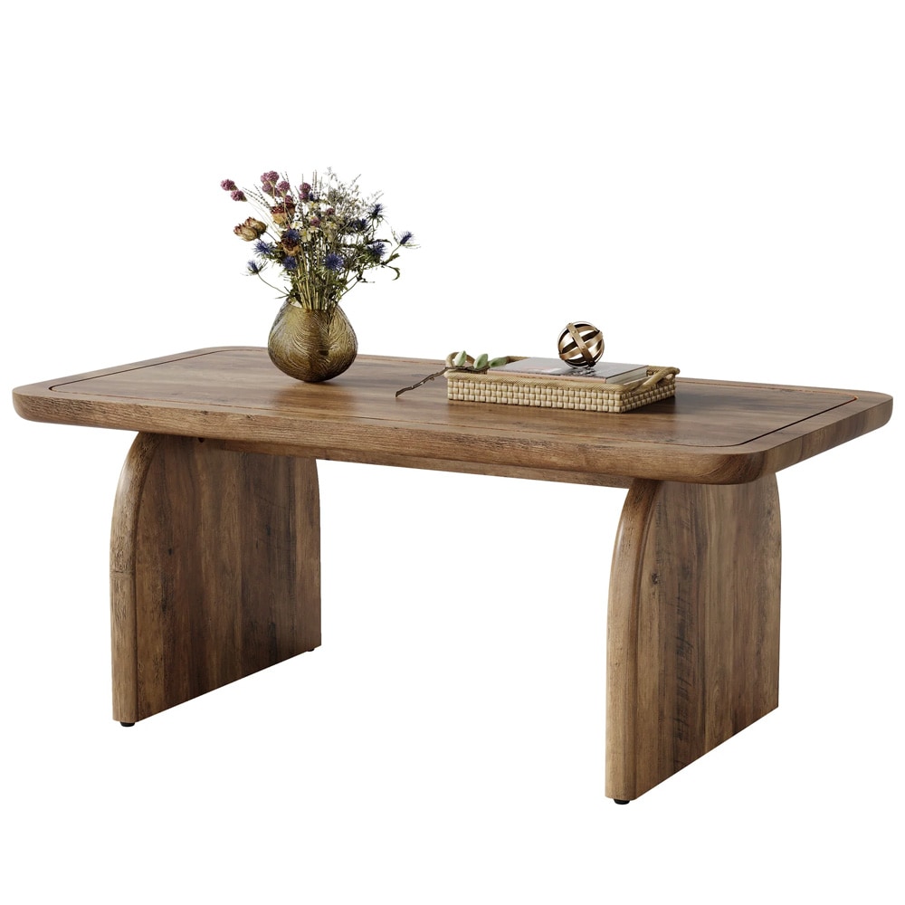 Soffbord 120cm i trä / soffbord rektangulärt / vardagsrumsbord / coffee table