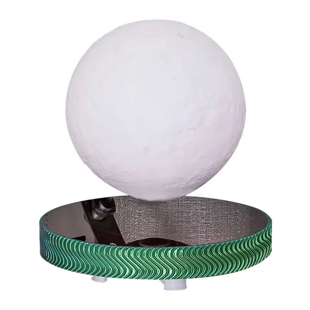 Magnetisk svävande månlampa / leviterande lampa med touchstyrning / nattlampa med 3 färgtemperaturer