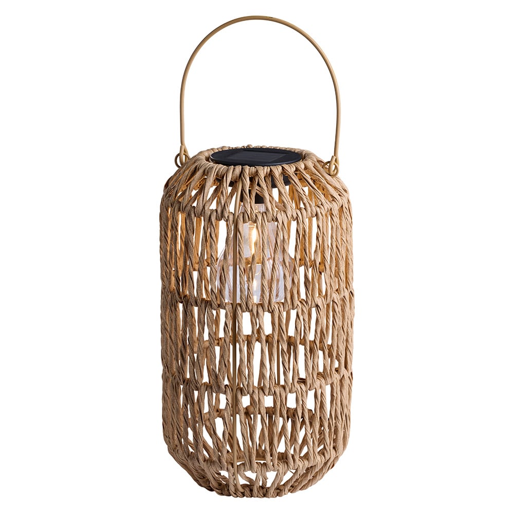 LED solcellslykta Ø17,5 cm / utomhuslykta / lanterna / trädgårdslykta / dekorationslykta