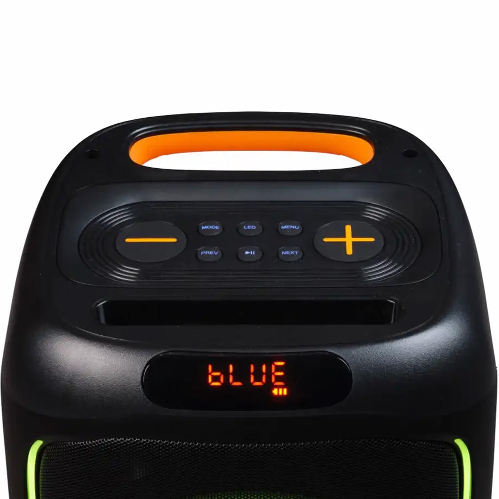 Denver BPS-165 partyhögtalare med LED / Bluetooth högtalare / portabel högtalare