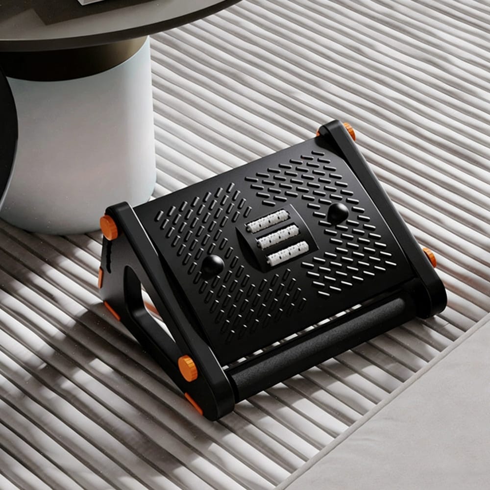 Fotstöd med massagefunktion / massagefotstöd / ergonomiskt fotstöd / fotpall för kontor