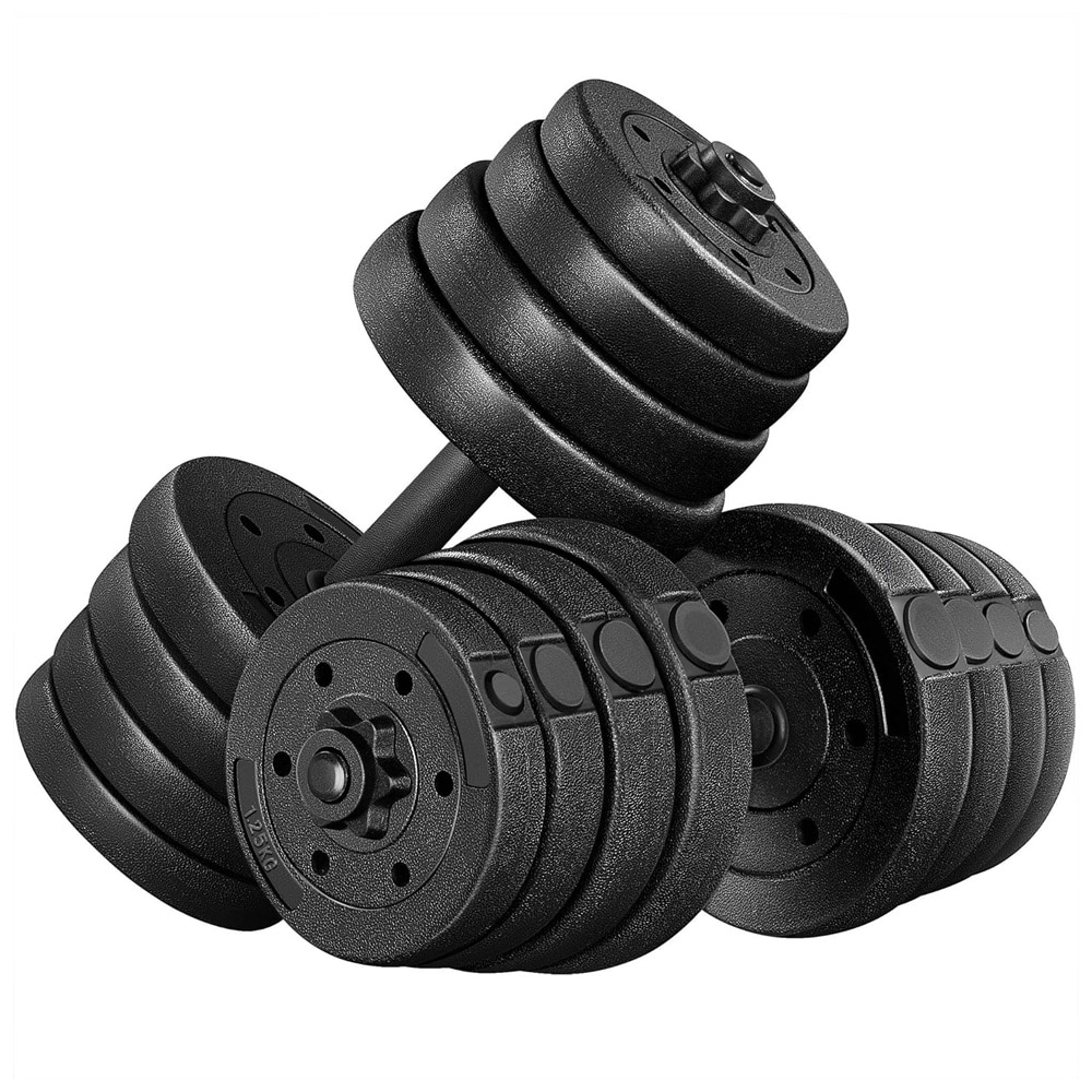 Hantlar med justerbar vikt upp till 15 kg / justerbara dumbbells / styrketräningshantlar