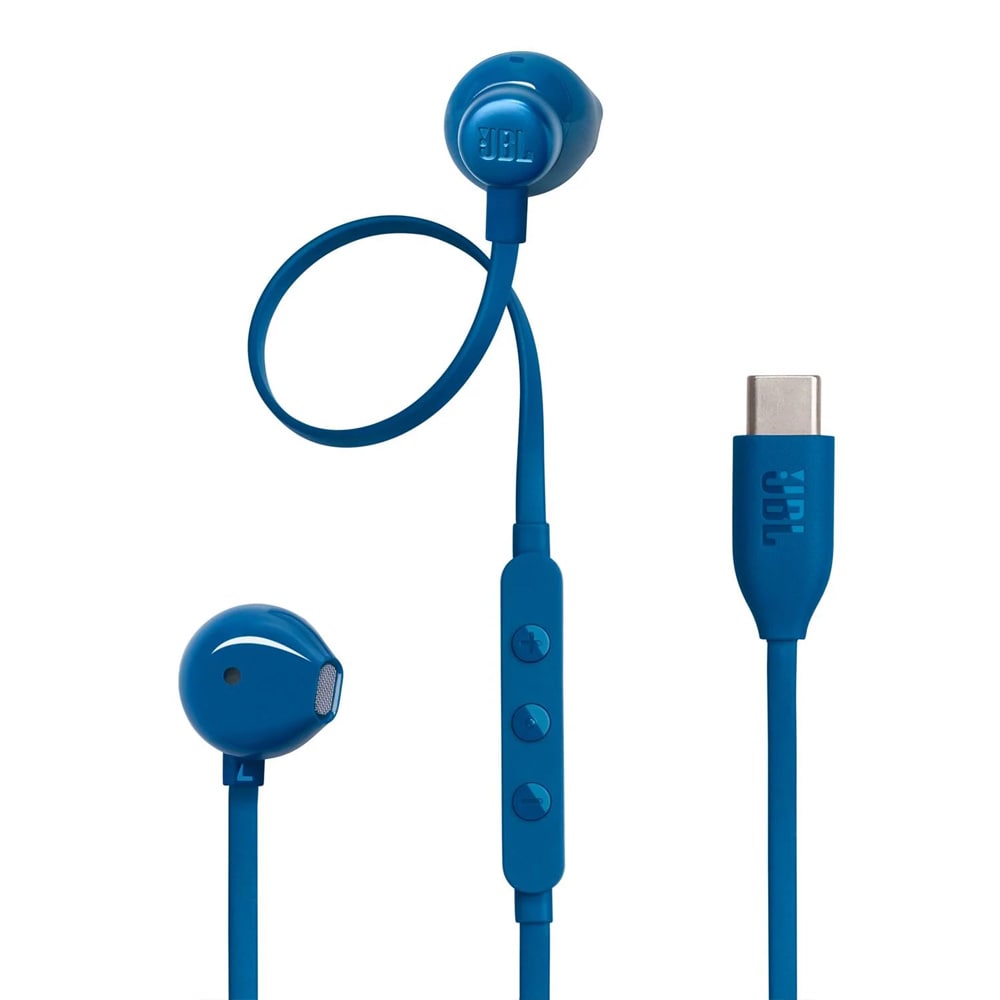 JBL Tune 305C Trådanslutna USB-C Öronsnäckor - Blå